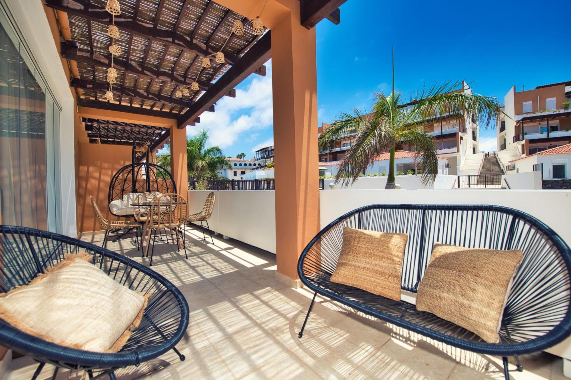 Ocean View Perfect Sunset Apartment, 4 Rooms 137M2, Wifi & Bbq San Miguel de Abona Eksteriør bilde